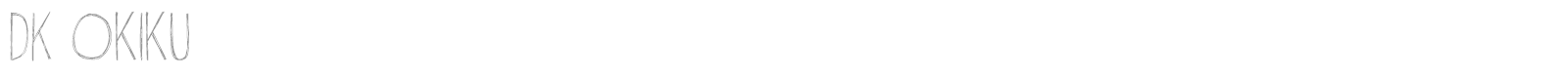 DK Okiku font preview